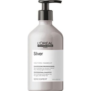 L’Oréal Professionnel Silver Shampoo – Zilvershampoo voor wit en grijs haar – Serie Expert – 500 ml