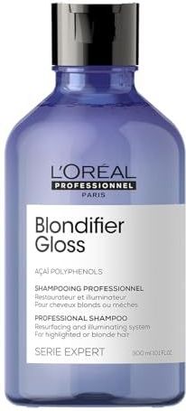 L’Oréal Professionnel Serie Expert Blondifier verfraaiende en regeneratieve shampoo voor ontkleurd, gehighlight, koud-blond haar 300 ml