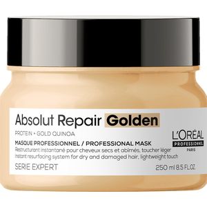 L’Oréal Professionnel Absolut Repair Golden Mask – Herstelt fijner, beschadigd haar – Serie Expert – 250 ml