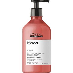 L'Oréal Professionnel, Inforcer Anti-Breukshampoo voor broos en breekbaar haar met vitamine B6, Inforcer, Serie Expert, 500 ml