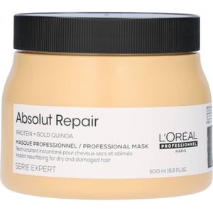 L’Oréal Professionnel Serie Expert Absolut Repair Diepe Herstellende Masker voor Droog en Beschadigd Haar 500 ml