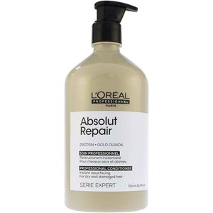 L’Oréal Professionnel - Absolut Repair Gold - Conditioner voor beschadigd- of onhandelbaar haar - 750 ml.
