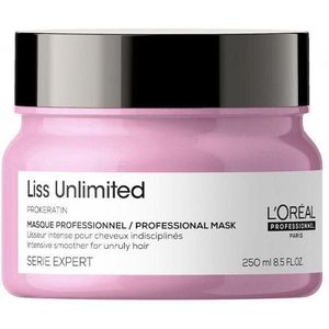 L’Oréal Professionnel Liss Unlimited Masker – Haarmasker voor weerbarstig haar – Serie Expert – 250 ml