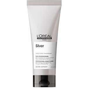 L’Oréal Professionnel Silver Conditioner – Voor zijdezacht grijs en wit haar – Serie Expert – 200 ml