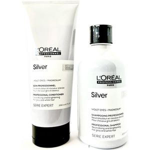 L Oreal Professional Silver Duo Shampoo 300ml + Conditioner 200ml