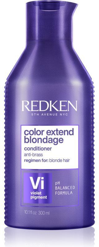 Redken Spülung für blondes und blondiertes Haar ohne Gelbstich, Color Extend Blondage Conditioner, 1 x 300 ml