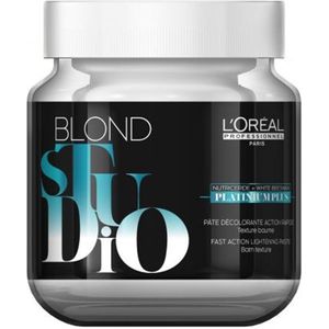 L’Oréal Professionnel Blond Studio Platinium Plus Verlichtende Crème  voor Natuurlijk of Gekleurd Haar 500 gr