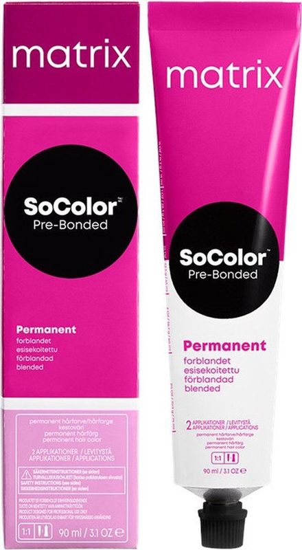 Matrix - SoColor Pre-Bonded - Haarverf - Lichtblond Violet Mokka - 90 ml