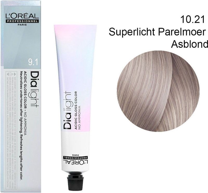 L'Oréal Professionnel - Dia Light - Haarverf - 50 ML - 10.21
