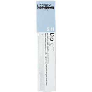 L’Oréal Professionnel - Dia Light - Permanente Haarkleuring - 5.11 Castano Chiaro Ceneré - 50 ml