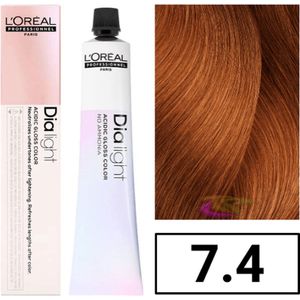 Dye No Ammonia L'Oreal Professionnel Paris Dia Light Nº 7.4 (50 ml)