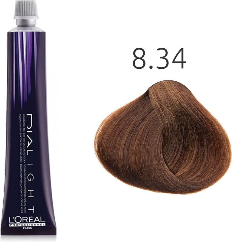 L'Oréal Professionnel - Dia Light - Haarverf - 50 ML - 8.34