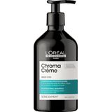 L’Oréal Professionnel Chroma Crème Shampoo - Kleurcorrigerende & verzorgende shampoo voor donker bruin en zwart haar - Serie Expert - 500ml