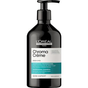 L’Oréal Professionnel Chroma Crème Shampoo - Kleurcorrigerende & verzorgende shampoo voor donker bruin en zwart haar - Serie Expert - 500ml