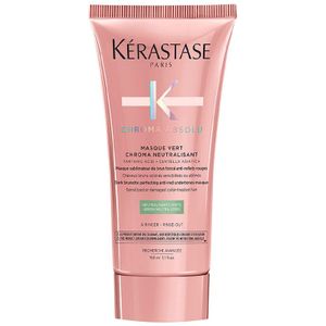 Kérastase Chroma Absolu Masque Vert Chroma Neutralisant haarcorrector neutraliseert rode tinten 150 ml