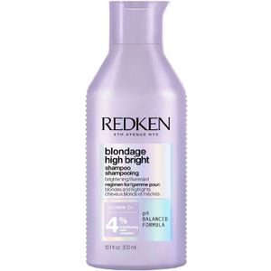 Redken Blondage High Bright Shampoo – Voor alle balayages, gekleurde & gehighlighte blondines – 300 ml