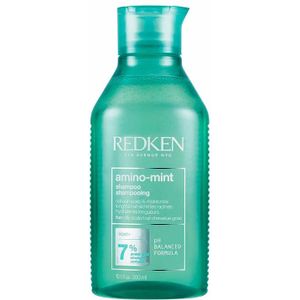 Redken Amino Mint Shampoo - Reinigt vette hoofdhuid en verlicht hoofdhuid irritatie - 300 ml