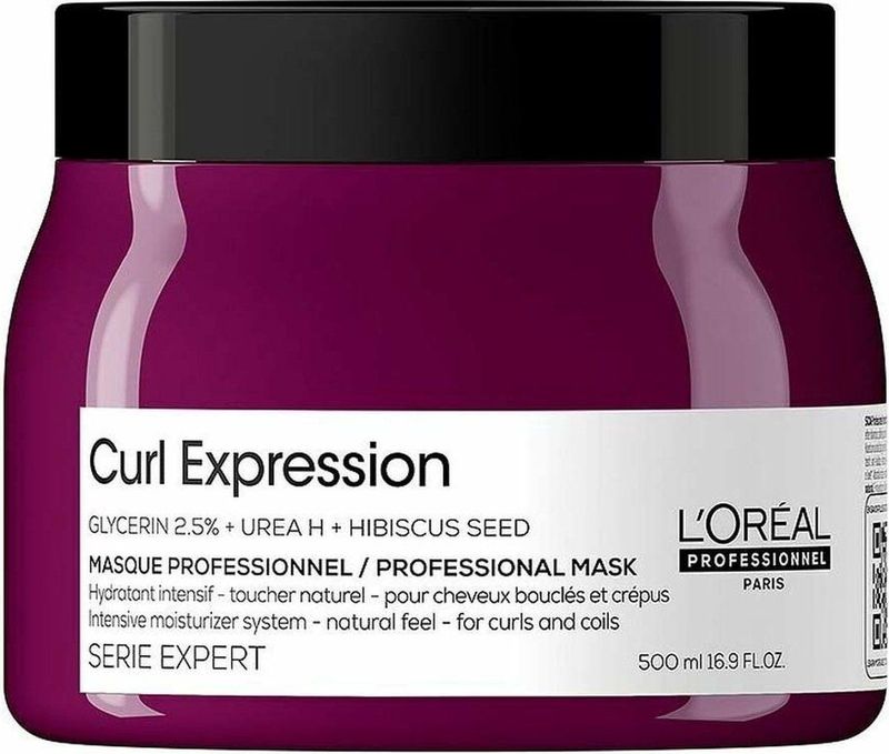 L’Oréal Professionnel - Curl Expression - Hydraterend Masker - Haarmasker voor krullend- of pluizend haar - 500 ml.