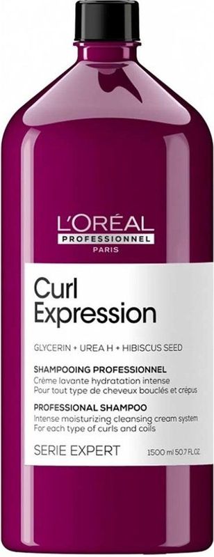 L’Oréal Professionnel - Curl Expression - Hydraterend - Shampoo voor krullend- of pluizend haar - 1500 ml.