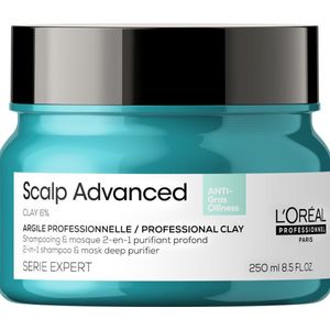 L’Oréal Professionnel Serie Expert Scalp Advanced 2-in-1 shampoo en masker voor Vet Haar en Hoofdhuid 250 ml