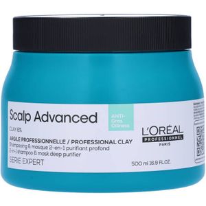 L´Oréal Professionnel - Scalp Advanced - 2-in-1 Deep Purifier Clay - 500ml