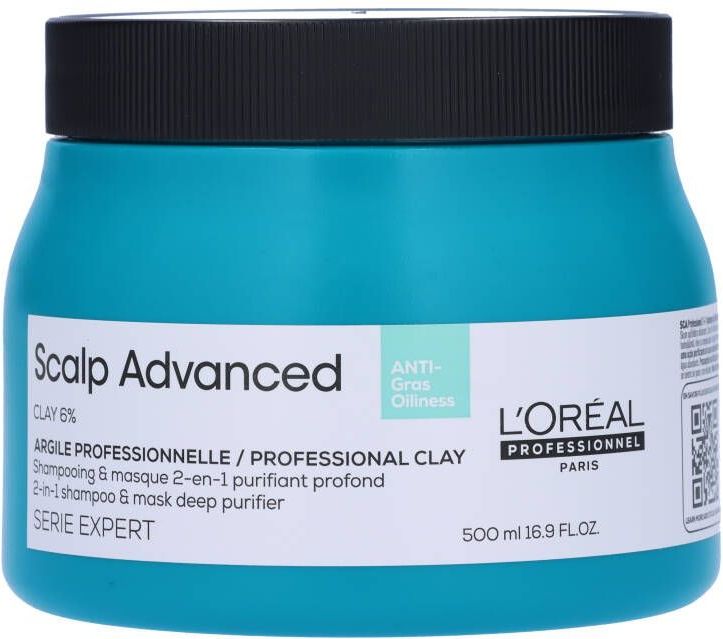 L´Oréal Professionnel - Scalp Advanced - 2-in-1 Deep Purifier Clay - 500ml