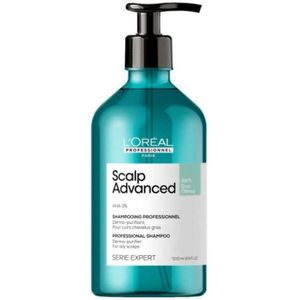 L´Oréal Professionnel Paris - Serie Expert Scalp Advanced Anti-Oiliness Dermo-Purifier Shampoo 500 ml (69.78 € / 1 l)