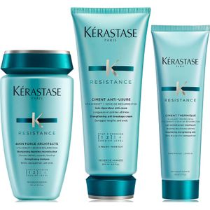 Kérastase - Resistance - Haarbehandeling - 250ml Shampoo - 200ml Conditioner - 150ml Stylingcrème