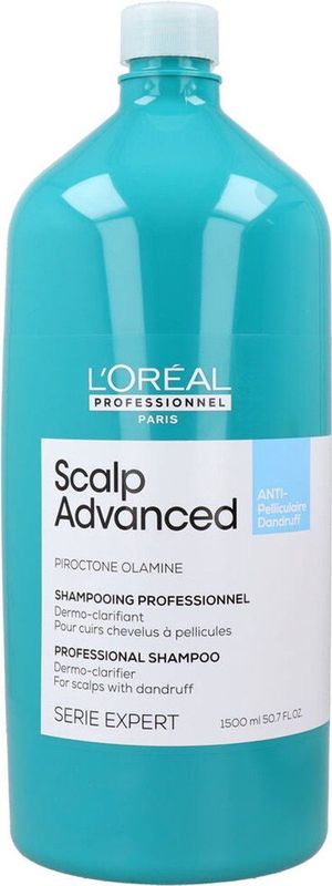 L’Oréal Professionnel - Scalp Advanced - Anti-Roos - Shampoo voor de gevoelige hoofdhuid - 1500 ml