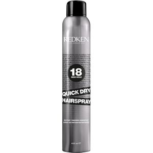 Redken Quick Dry Hairspray – Sneldrogende hairspray voor extra fixatie – 400 ml