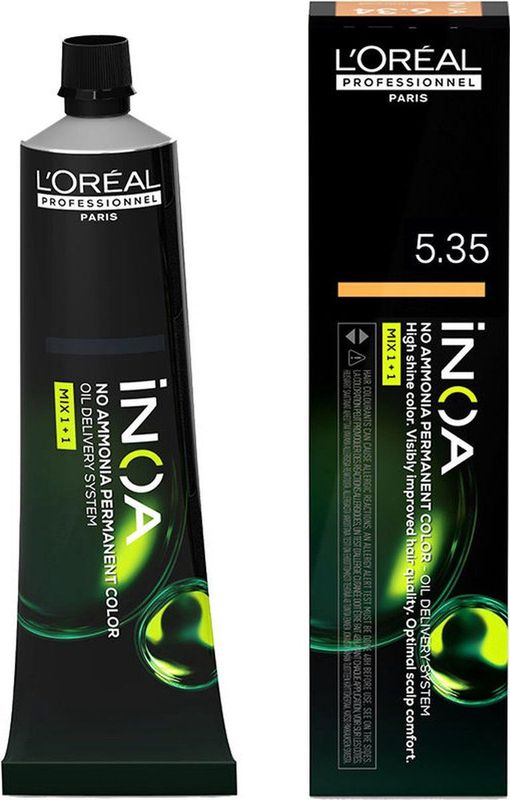 L'Oreal Professionnel Paris - Inoa Color - Permanente Kleur - Mahoniebruin - Gouden Claro - 60 g