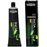 Permanente Kleur L'Oreal Professionnel Paris Inoa Nº 8.0 60 g