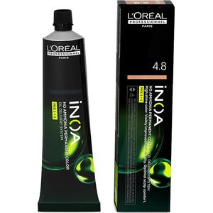 L'Oreal Professionnel Paris - Inoa - Permanente Kleur - Nº 4.8 - 60 g