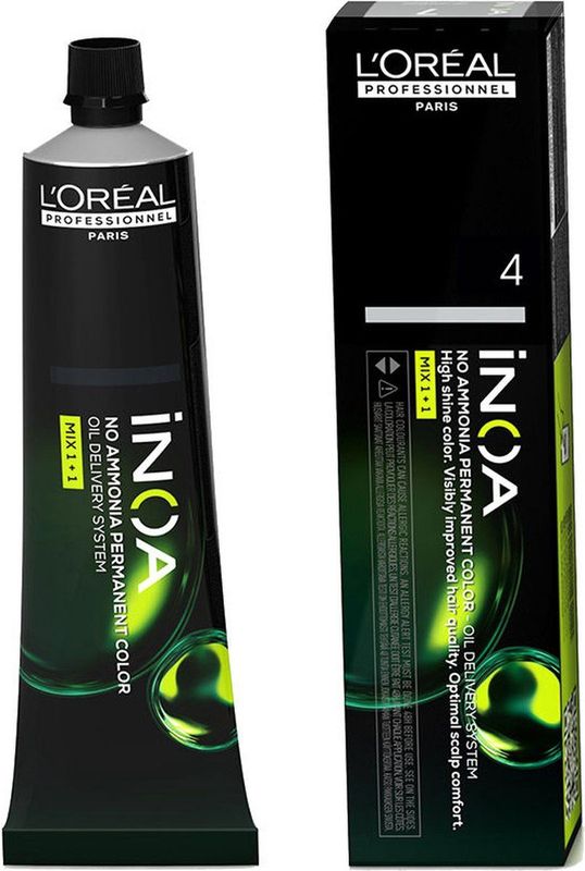 L’Oréal Professionnel - Inoa - Permanente Haarkleuring - Tint 4 - 60 ml