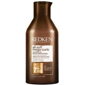 Redken - All Soft Mega Curls - Conditioner - 300ml - Plantaardige Extracten
