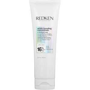 Redken, Reparatiemasker, 5 minuten, voor beschadigd haar, behandeld in de salon, concentraat voor bondingverzorging met citroenzuur, acidic bonding concentraat, 250 ml