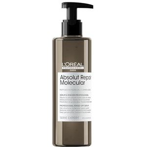 L'Oréal Professionnel Absolut Repair Molecular Rinse-off Serum – Voor beschadigd haar – Rijke, herstellende formula – 250 ml