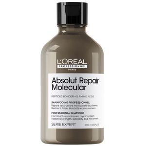 L'Oréal Professionnel Absolut Repair Molecular Shampoo – Professionele shampoo voor beschadigd haar – 300 ml