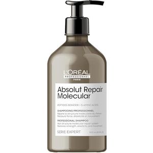 L'Oréal Professionnel Absolut Repair Molecular Shampoo – Professionele shampoo voor beschadigd haar – 500ml