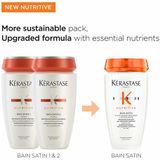 Kérastase Nutritive Bain Satin Shampoo voor droog haar - Normale shampoo vrouwen - Voor Alle haartypes - 250ml