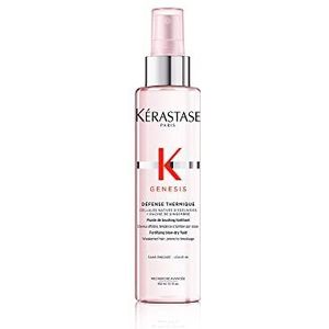 Kérastase Genesis, Defense Thermique, Hittebeschermende en Versterkende Leave-in Föhnspray, Met Gemberwortel en Edelweissbloem, Voor Verzwakt Haar, Anti-Haaruitval, 150 ml