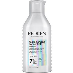 Redken Acidic Bonding Concentrate Shampoo, verzorgende haarshampoo met intensieve bescherming tegen kleurverlies, geconcentreerde all-in-one formule, 1 x 500 ml