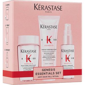 Kérastase Genesis Geschenkset - Mini Trio - Anti-haaruitval Shampoo, Conditioner & Hittebeschermer