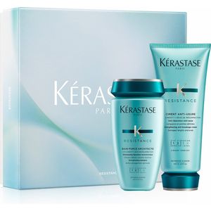 Kérastase Haarverzorging Résistance Geschenkset Bain Force Architecte 250 ml + Ciment Anti-Usure 200 ml