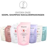 Kérastase Chroma Absolu, Bain Chroma Respect, Navulling Shampoo, Hydraterende en Beschermende, Met Aminozuur en Centella Asiatica, Voor Gekleurd of Beschadigd Haar, 500 ml