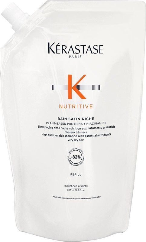Kérastase - Nutritive Bain Satin Riche - Shampoo - 500ml - Refill