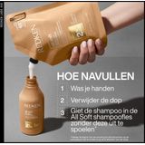 Redken - All Soft Shampoo Refill - 500 ML - Voor Droog en Broos Haar