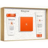 Kérastase - Nutritive Mask XMas Set - Haarverzorging - 250 ml Bain Satin Riche - 150 ml Nectar Thermique - 200 ml Masquintense Riche