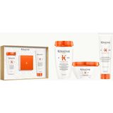 Kérastase - Nutritive Mask XMas Set - Haarverzorging - 250 ml Bain Satin Riche - 150 ml Nectar Thermique - 200 ml Masquintense Riche