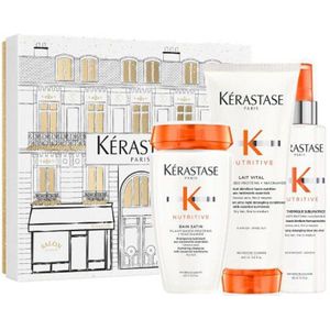 Kérastase - Nutritive Fondant XMas Set - Shampoo - 250 ml - Lait Vital Lotion - 200 ml - Lotion Thermique Universelle - 150 ml